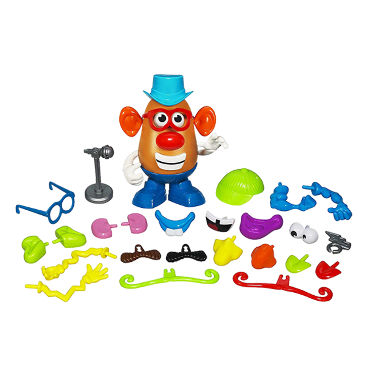 Mr. Potato Head Silly Suitcase Parts and Pieces at Amazon