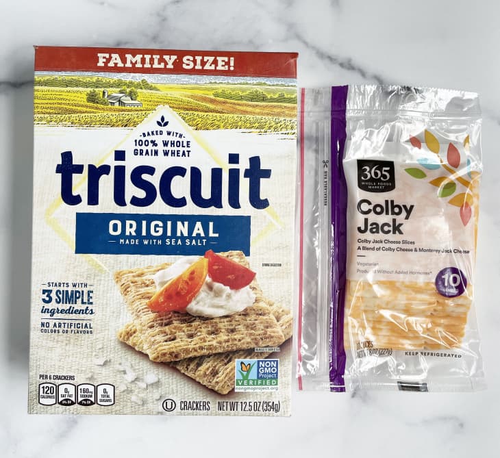 triscuit snacks and cheese for kids