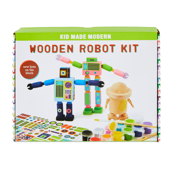 Wooden Robot Craft Kit at Kid Made Modern
