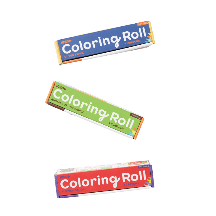 Product Image: Mudpuppy Mini Kids Coloring Rolls, Set of 3