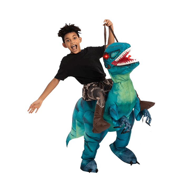 Product Image: Spooktacular Creations Ride A Raptor Inflatable Costume with LED Light Eyes