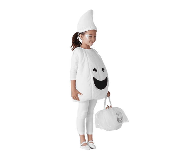 Product Image: Kids Glow-in-the-Dark Puffy Ghost Halloween Costume