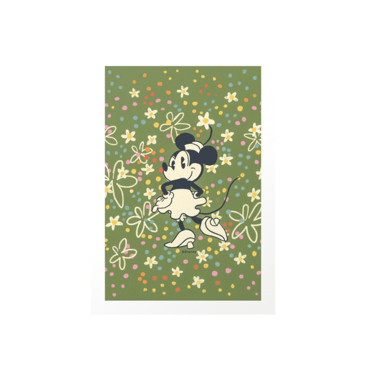 Product Image: "Floral World Minnie Mouse" Art Print