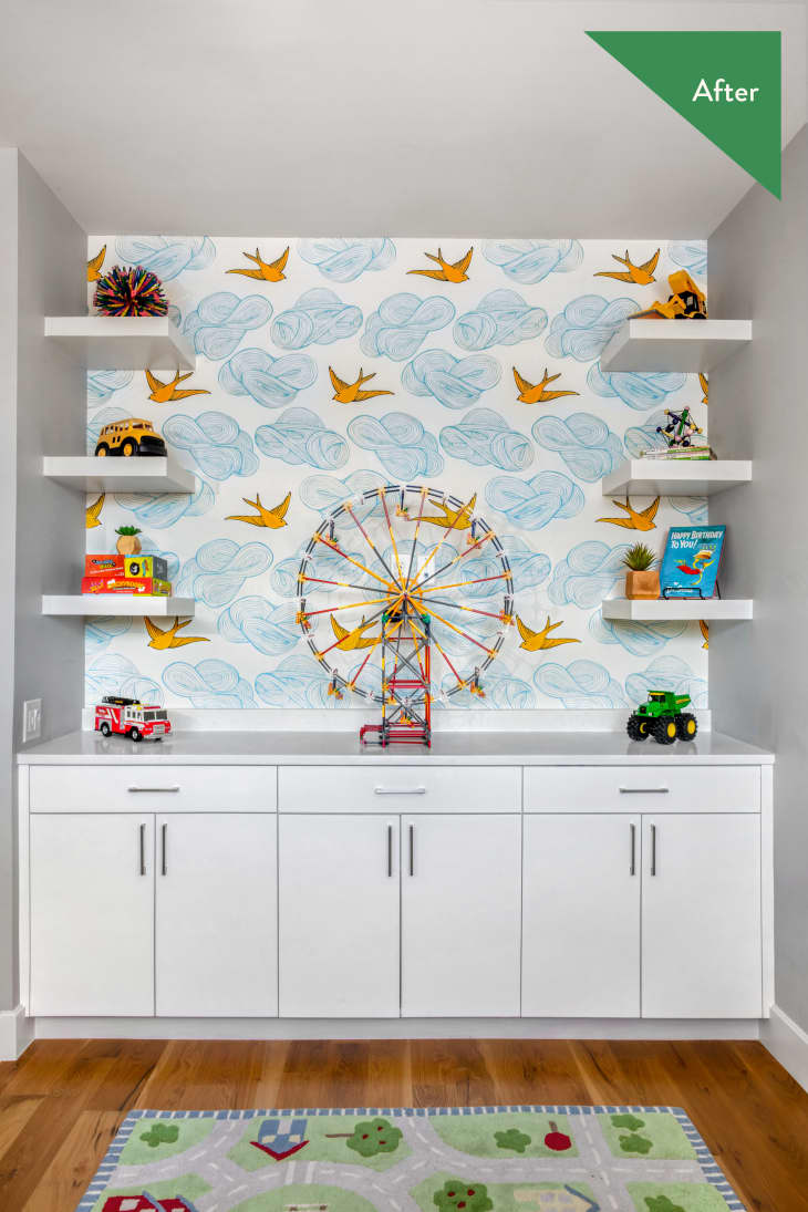 Before & After: A Drab Austin Kids Bedroom Gets a Massively Colorful  Upgrade with Custom Storage | Cubby