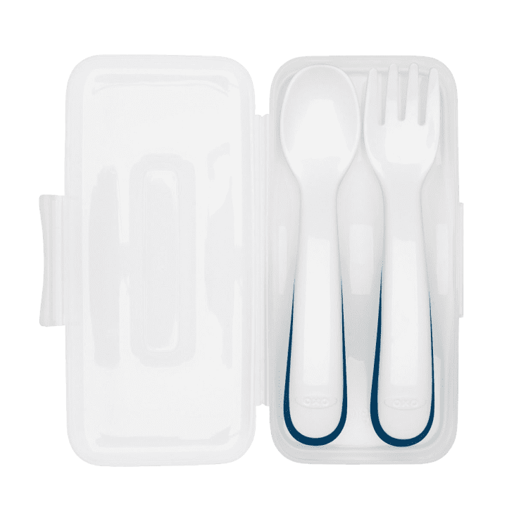 Product Image: On-the-Go Plastic Fork and Spoon Set with Travel Case