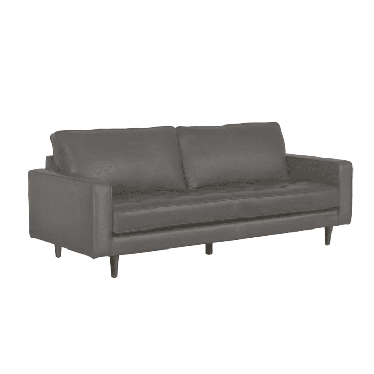 Product Image: Abbyson Holloway Mid-Century Top Grain Leather Sofa