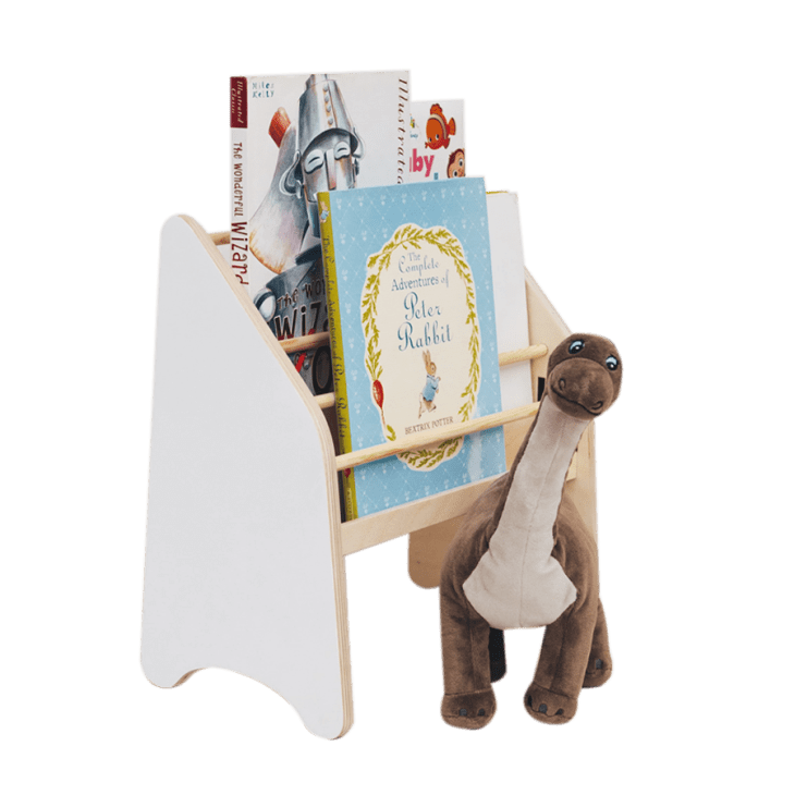 Product Image: Wooden Montessori Bookshelf in White
