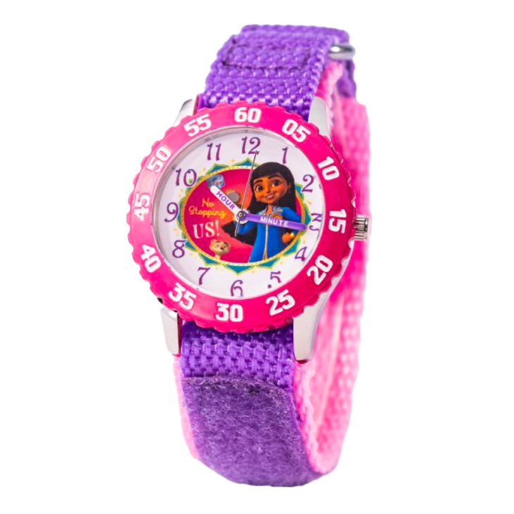 Product Image: Disney Jr. Mira Royal Detective Girls' Stainless Steel Time Teacher Watch