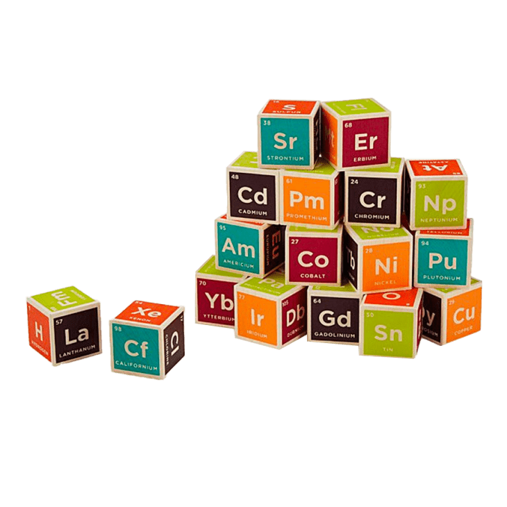 Periodic Table Building Blocks at Uncommon Goods