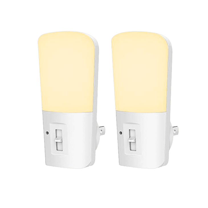 LOHAS Plug in Dimmable, LED Night Light with Dusk to Dawn Sensor, 2-Pack at Walmart