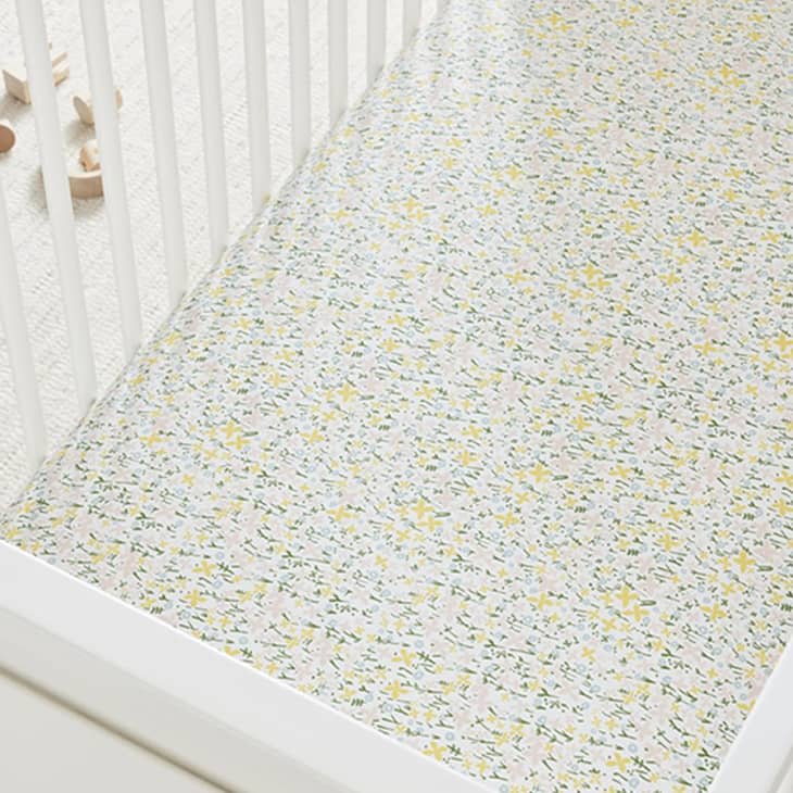 Product Image: Old Truck Floral Crib Fitted Sheet