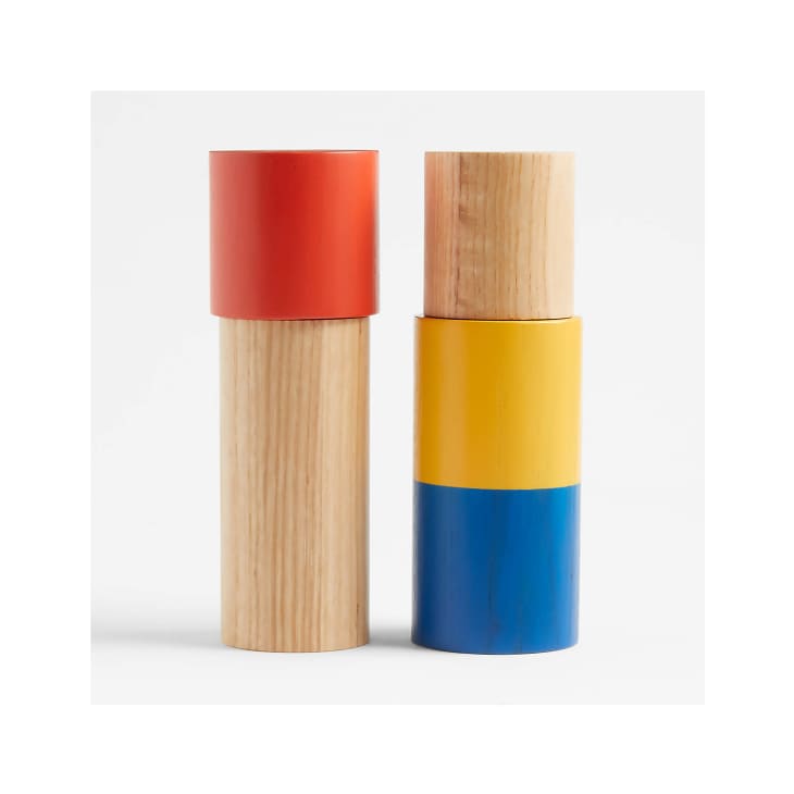 Wooden Salt and Pepper Mills by Molly Baz at Crate & Barrel