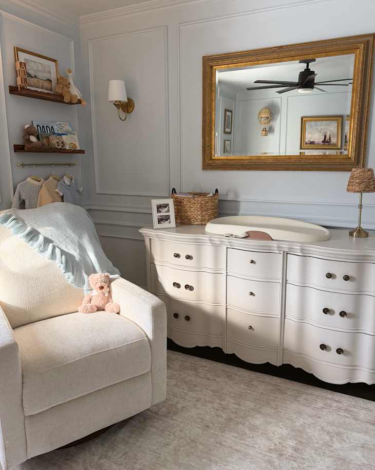 cream dresser for nursery dadada Austin 5-Drawer Dresser