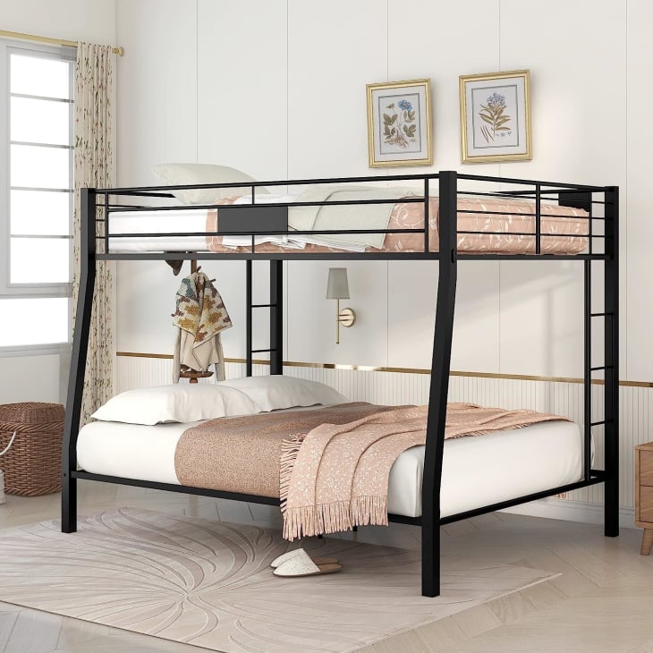 Product Image: Bellemave Twin XL Over Queen Metal Bunk Bed with Ladder