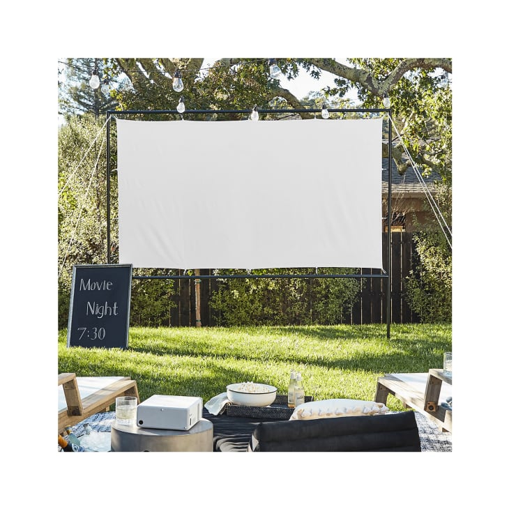Outdoor Movie Screen at Pottery Barn