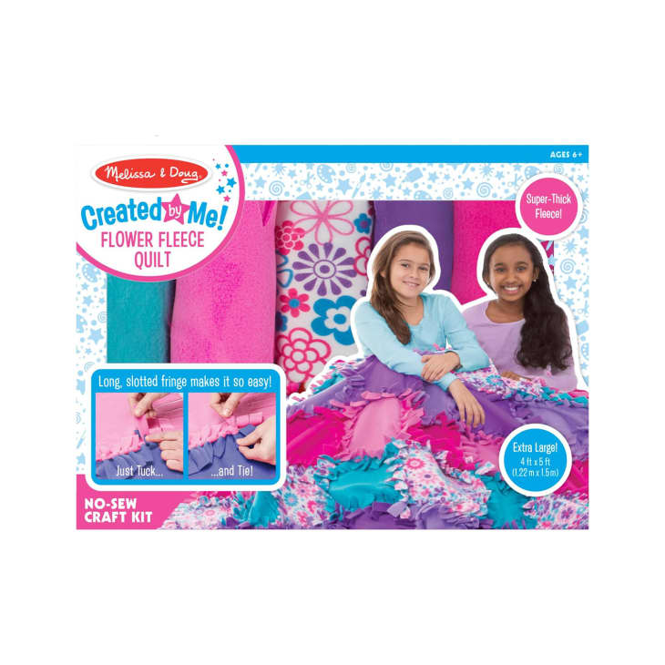 Product Image: Melissa & Doug Created by Me! Flower Fleece Quilt No-Sew Craft Kit