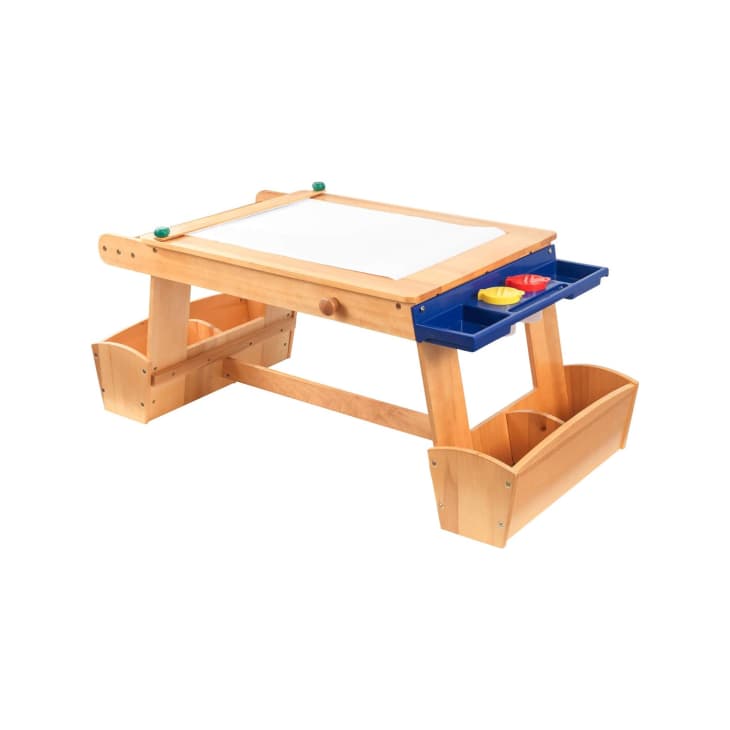 Product Image: KidKraft Wooden Art Table with Drying Rack & Storage Bins