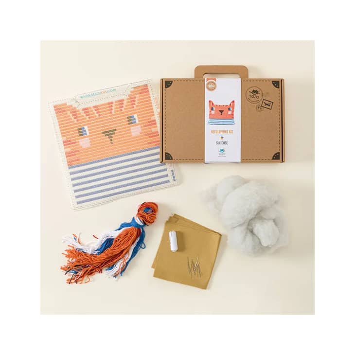 Product Image: One Crafty Cat DIY Needlepoint Pillow Kit
