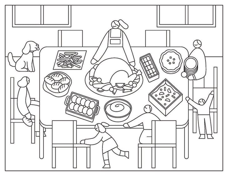Free Thanksgiving Coloring Pages from Cubby | Cubby