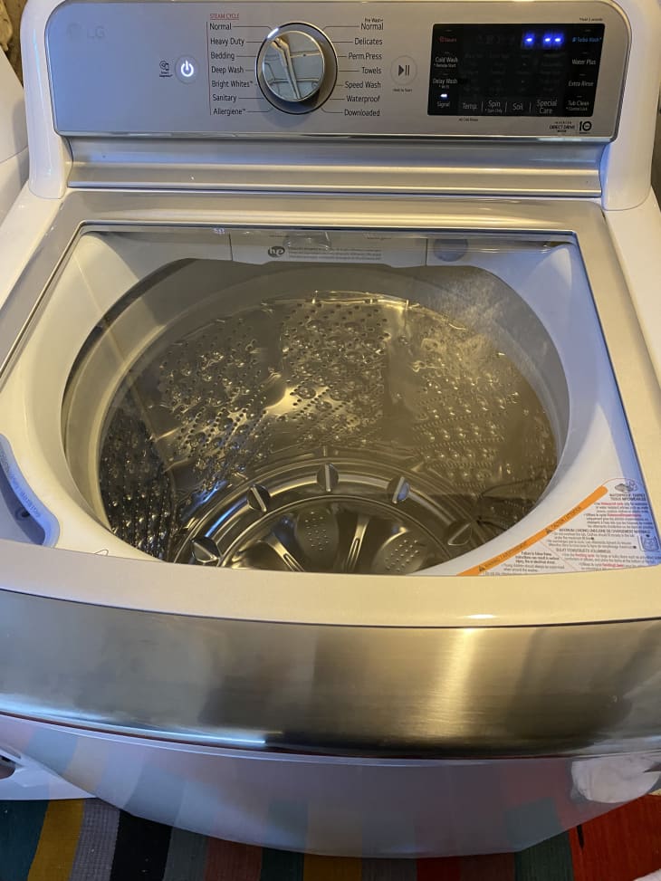 LG Top Load Washer and Dryer Review Cubby