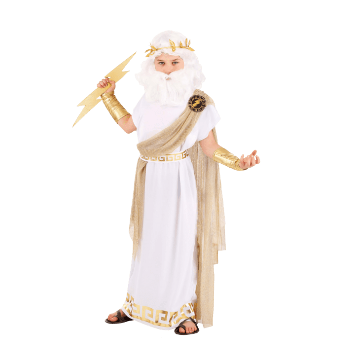 Zeus kids costume top