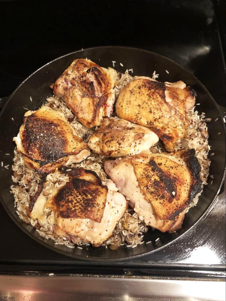 I Tried Jamie Oliver’s AllinOne Chicken & Rice and It's Perfect for