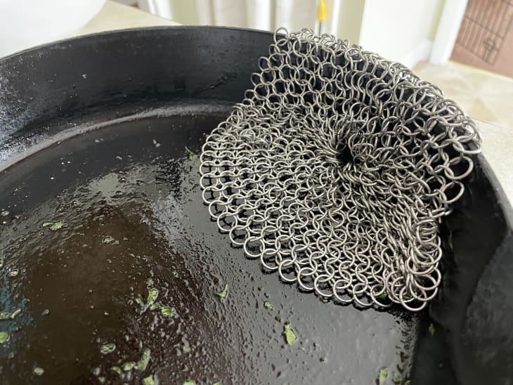 Chainmail Cast Iron Scrubber Review | The Kitchn