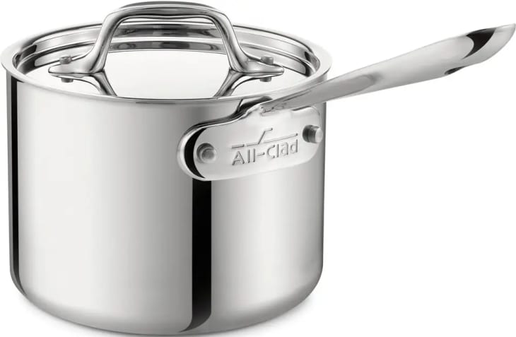 2-Quart Stainless-Steel Sauce Pan with Lid (Second Quality) at Home & Cook Groupe SEB Brands