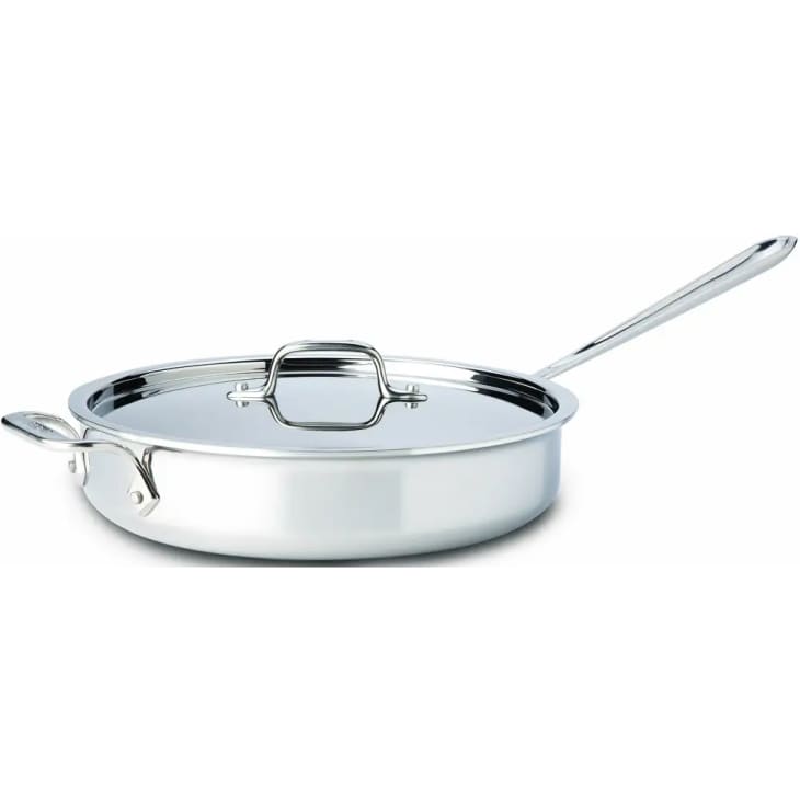 All-Clad d3 Stainless Steel 3 qt. Saute Pan with Lid