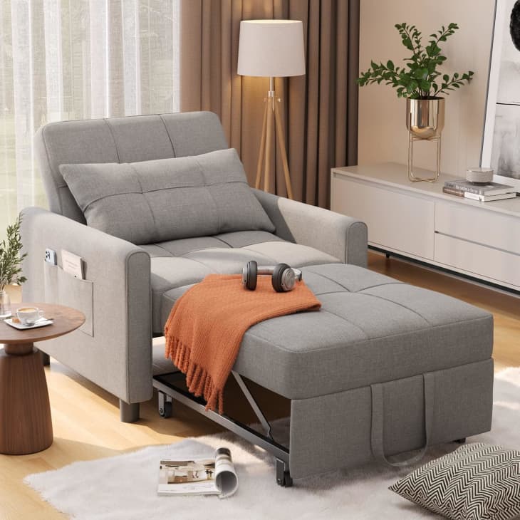 3-in-1 Convertible Chair Bed at Amazon