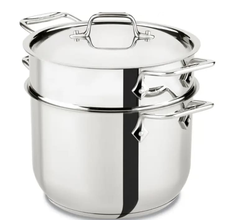 All-Clad 6-Qt. Pasta Pot with Lid (Packaging Damage) at Home & Cook Groupe SEB Brands
