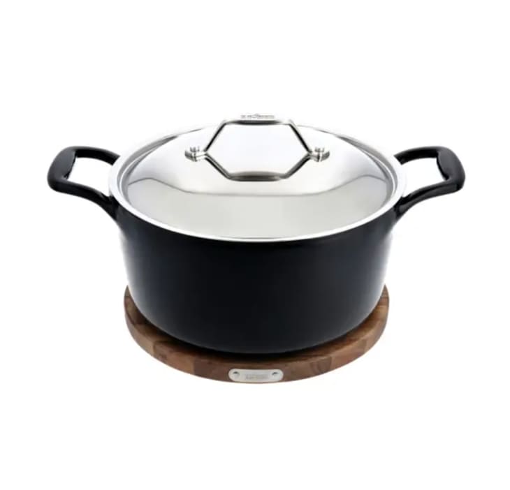 All-Clad 6-Qt. Dutch Oven with Lid and Acacia Wood Trivet (Packaging Damage) at Home & Cook Groupe SEB Brands