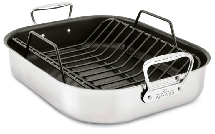 All-Clad Stainless Steel Nonstick Roaster at Amazon