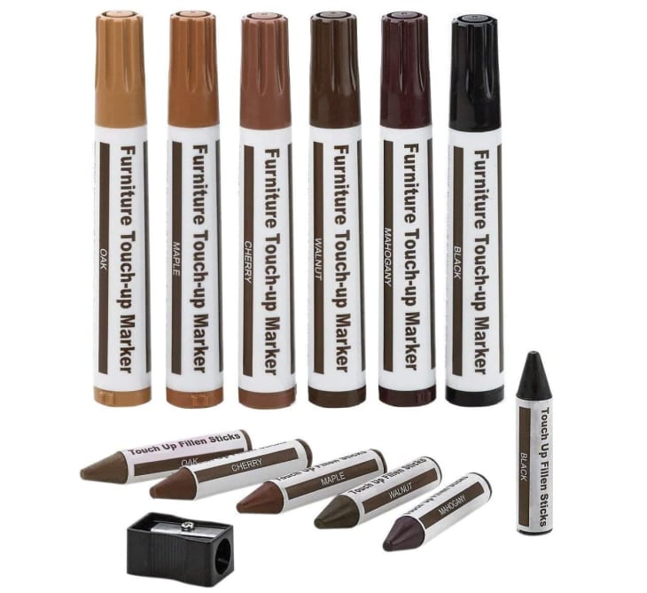 Revolutionary Furniture Touch up Markers, 12 Colors Wood Scratch Repair  Markers