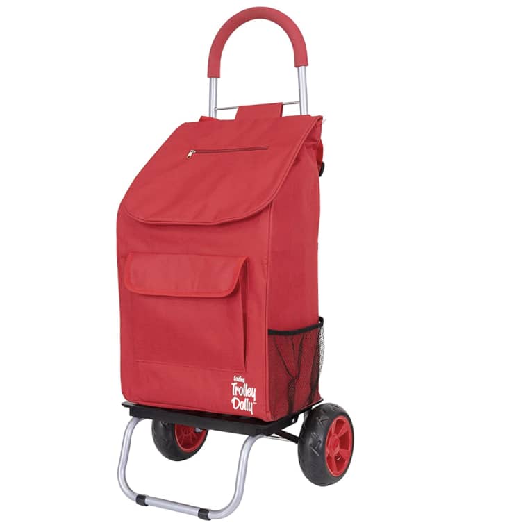 red Folding shopping Cart