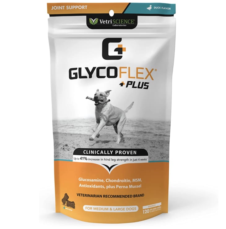 Glycoflex Plus Dog Hip and Joint Supplement, 120 Count at Amazon