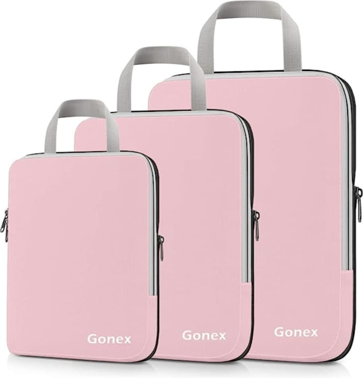 Gonex Compression Packing Cubes, Set of 3 at Amazon