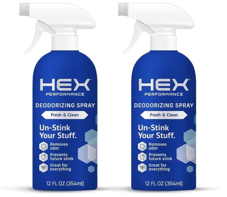 HEX Performance Deodorizing Spray, Set of 2 at Amazon