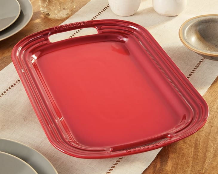 Le Creuset Stoneware Oval Serving Platter at Amazon