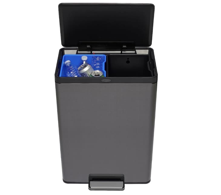 Rubbermaid Elite Dual-Stream Step-On Trash Can at Amazon