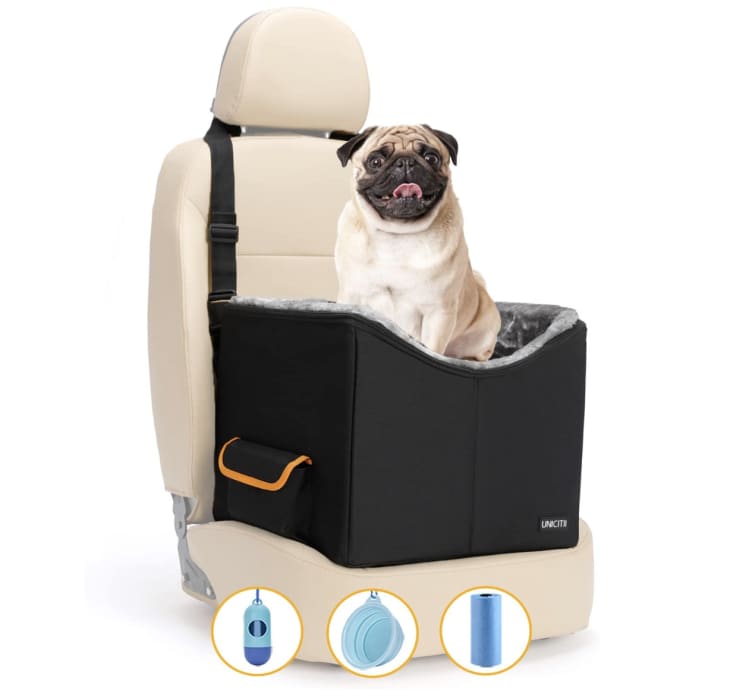 UNICITII Lookout Pet Car Booster Seat for Small Dogs at Amazon