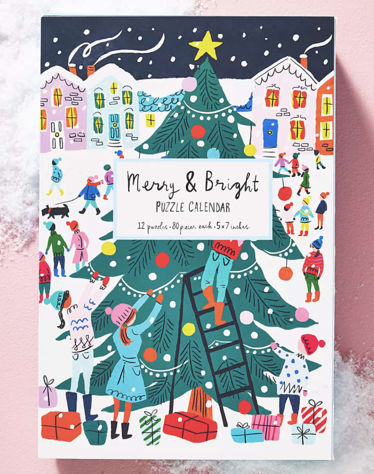 Louise Cunningham Merry & Bright Advent Puzzle Calendar at Anthropologie