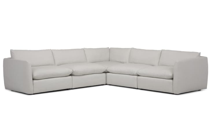 Product Image: Leigh Silver Ivory Corner Sectional
