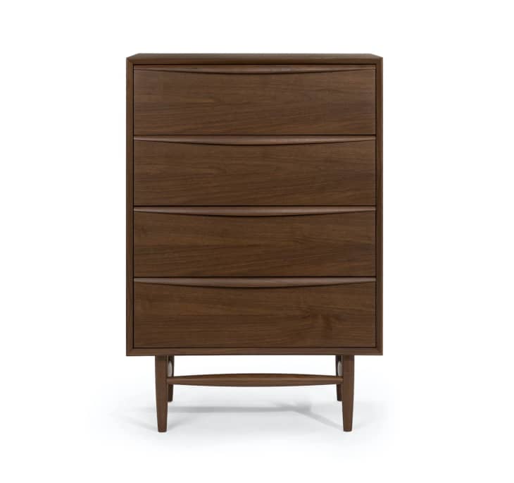 Lenia Walnut 4-Drawer Chest at Article