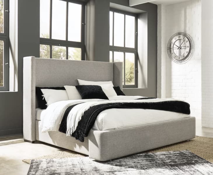 Fawnburg Upholstered Bed with Storage, Queen at Ashley