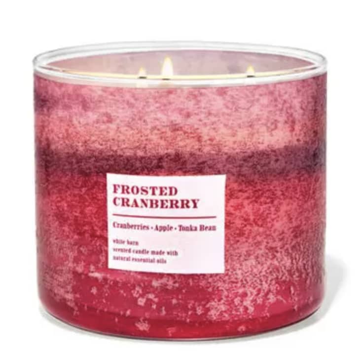 Product Image: Frosted Cranberry 3-Wick Candle