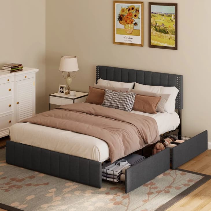 Product Image: Bealife Bed Frame with Storage Drawers (Queen Size)
