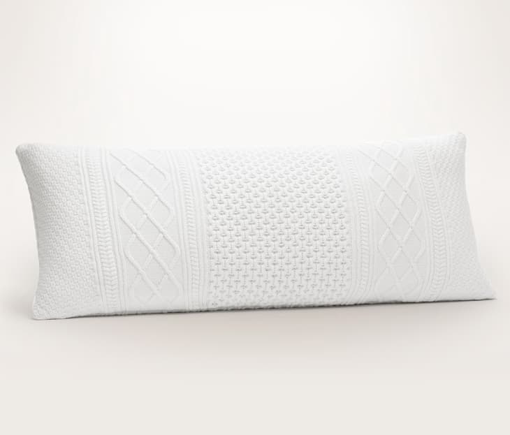 Boll & Branch Organic Cotton Waffle Accent Pillow Cover in White