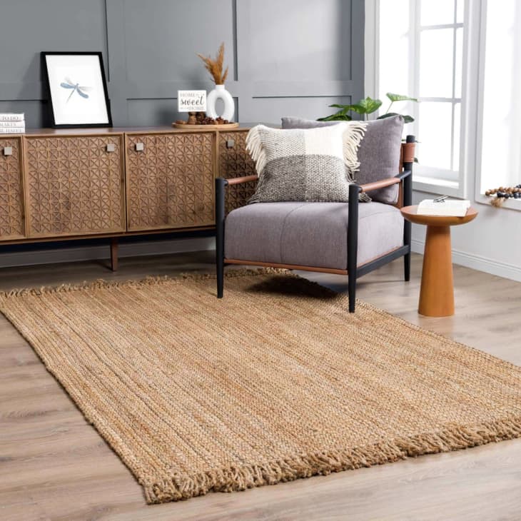 Senneterre Natural Jute Rug, 5' x 7'6" at Boutique Rugs