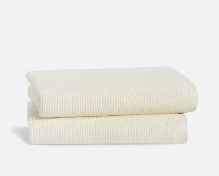 Product Image: Organic Ribbed Bath Towels, Set of 2